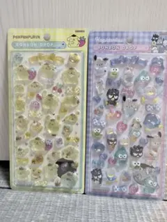 ゆ*り様 【正規品】ボンボンドロップシール　はぴたんぶい　ポムポムプリン　2点セ