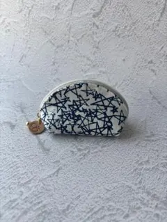 ミナペルホネン　galileo ホワイト　ミニポーチ