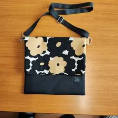 ハンドメイド　ショルダーバッグ　花