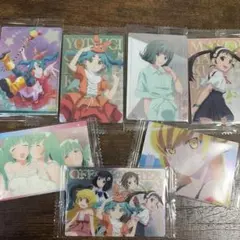 物語シリーズ オフ＆モンスターシーズン クリアカード 余接/育/真宵/撫子/忍