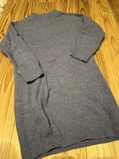 値下げしました！UNIQLO グレー 長袖ワンピース