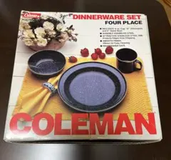 新品未使用　コールマン ホーロー 食器セット 4人用 ビンテージ 801C700