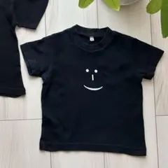 Anna Petermann スマイリーTシャツ 80cm 黒のサムネイル