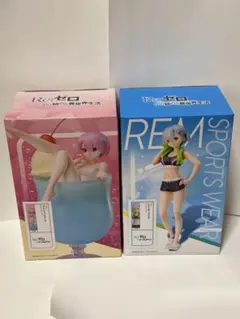 値下げ　Re:ゼロ フィギュア 2体セット レム ラム