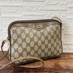 美品】オールドグッチ グッチプラス GGスプリーム ロゴ金具 ショルダー
