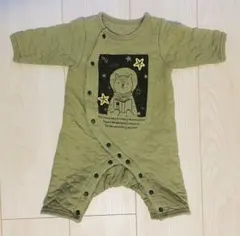 BREEZE ロンパース 60 男の子 緑 グリーン カーキ