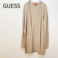 GUESS ゲス　カーディガン 長袖　ベージュ 長袖カーディガン　羽織り　Sのサムネイル