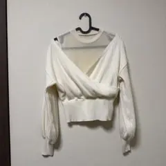 リリーブラウンニットトップスのサムネイル