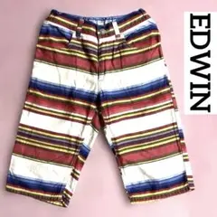 EDWIN エドウィン　ボーダー　ストライプ 半ズボン 170サイズ