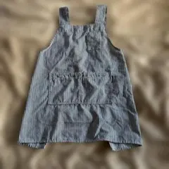 ストライプ柄エプロン 125-135cm