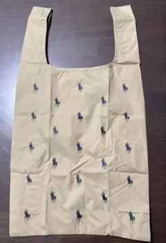 ラルフローレン レインバッグ ポケッタブルポロポニー エコバッグ ベージュ