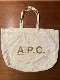A.P.C. 花柄エコバッグ 大 34 x 44 x 14