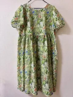 yukiemon ボタニカルフラワーワンピース 3L