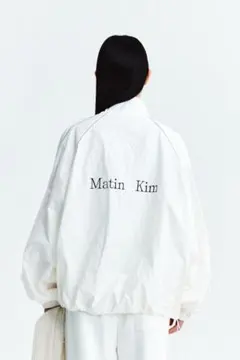 新品未使用】Matin Kim TRACK JUMPER IN WHITE - メルカリ