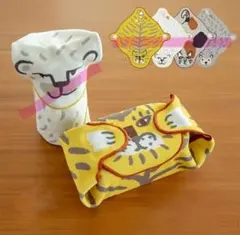 くっつきクロス マジッククロス 自己粘着タオル 虎 トラ 新品