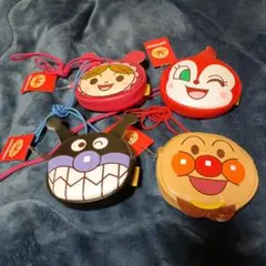 【送料無料】アンパンマン　ミニポシェット　4個セット