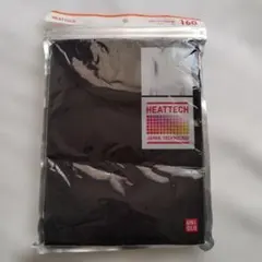 【新品未開封】UNIQLO HEATTECH ブラック UネックT 160