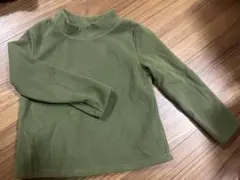 H&M オリーブグリーン 長袖フリーストレーナー 2-4Y