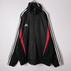 adidas アディダス　裏起毛裏地付き　ウーブンジャケット　メンズ　古着