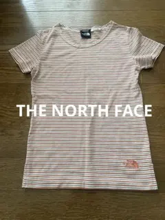 THE NORTH FACE ストライプ 半袖Tシャツ レディース 小さめサイズ