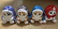 mofusand 海の生き物にゃん～和～ ぬいぐるみ マスコット　全四種セット