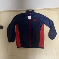 PUMA ジップアップジャケット 180 ネイビー/レッド