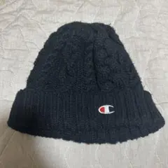 Champion ニット帽 ブラック