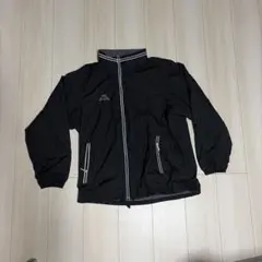 Kappa ブラック ナイロンジャケット