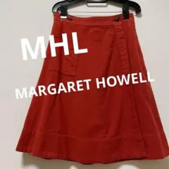 MARGARET HOWELL コットンラップスカート