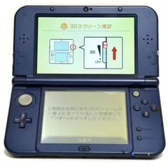 Newニンテンドー3DS LL メタリックブルー 本体 初期化済 タッチペン無