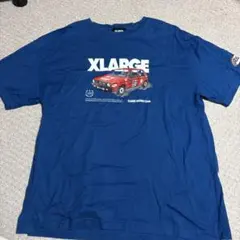 XLARGE 青 Tシャツ M エクストララージ