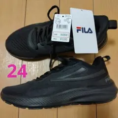 FILA レディース スニーカー ブラック24cmのサムネイル