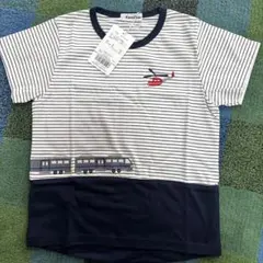 familiar ストライプ Tシャツ 新品タグ付き