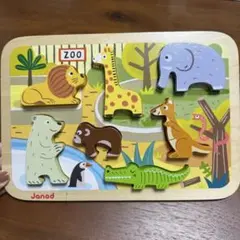 Janod 木製動物立体パズル