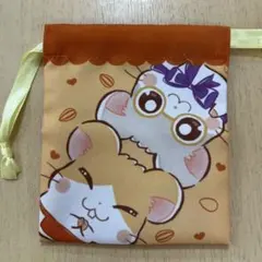 ハム太郎　プチ巾着　まいどくん&めがねくん