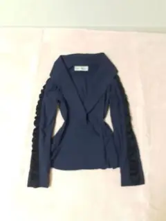 ISSEY MIYAKE　ジャケット　ネイビー　ポリエステル