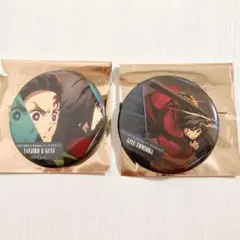 鬼滅の刃 無限城編 竈門炭治郎 冨岡義勇 ものがたる背中 缶バッジ