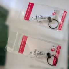 JAPAN AIR COMMUTER LEDライトキーホルダー 2個セット