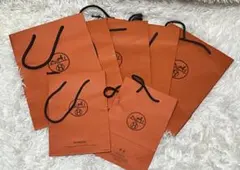 HERMES ショップ袋 7枚セット オレンジ