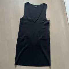 UNITED ARROWS ノースリーブワンピース 38 ブラック