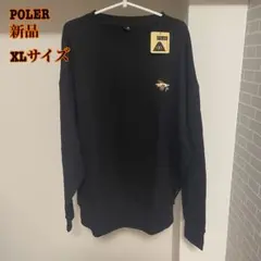 POLER ブラック トレーナー XLサイズ 新品