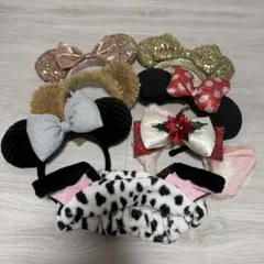 ディズニー カチューシャ等5点セット ミニー まとめ売り - メルカリ