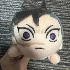 鬼滅の刃 寝そべりキーチェーンマスコット 不死川玄弥　寝そべり　ぬいぐるみ