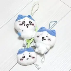美品♡ ちいかわ ハチワレ 鏡 マスコット キーホルダー ストラップ 3点セット