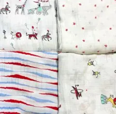 aden+anais 4枚セット ガーゼケット おくるみ