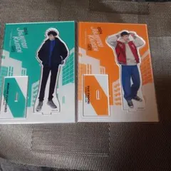 呪術廻戦カフェ　アクスタ　伏黒恵　虎杖悠仁