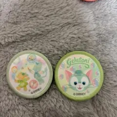 ディズニー カラフルハピネス ワッペン 2個セット