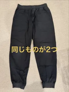 UNIQLO ジョガーパンツ ブラック M 2点セットのサムネイル
