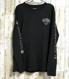 BILLABONG ビラボン ロンT カットソー ブラック 袖ロゴ L タグ付のサムネイル