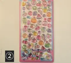 【海外製品】立体シール 3Dシール ボンドロ フルーツ